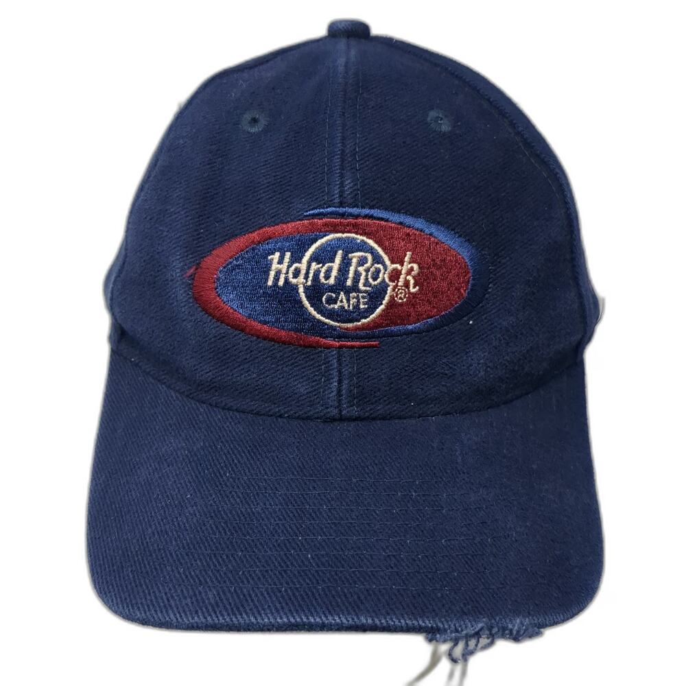 Hard Rock Cafe Phoenix Blue Baseball Cap One Size Slideback Embroidered Logo Hat